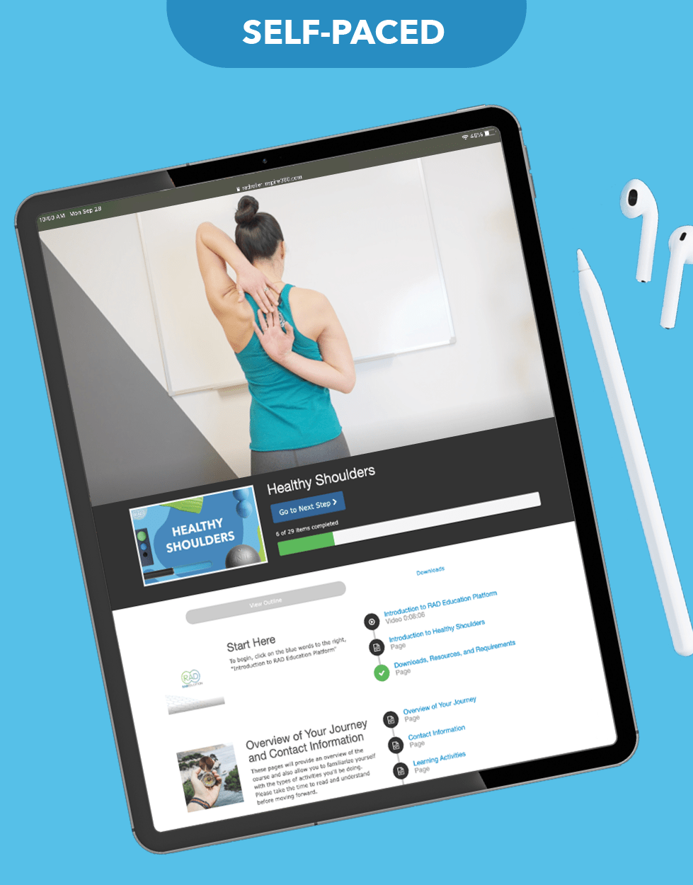 Healthy Shoulders Follow Along Video Series, video tutorials for healthy shoulders