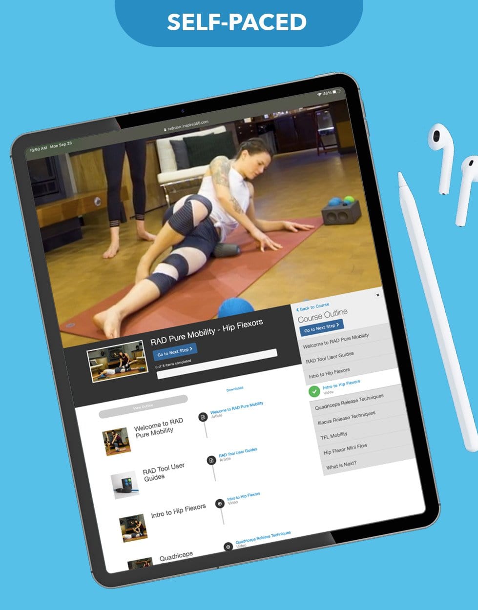 Hip Flexors from Pure Mobility video online course