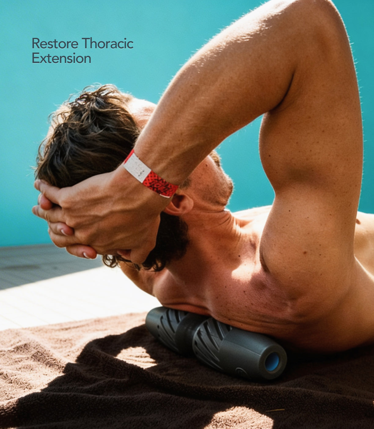 Firm Travel Size Foam Roller for Lumbar Spine-Rad Foam Roller