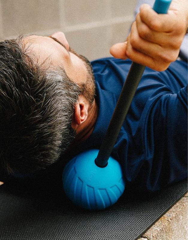 atom and rod, massage ball and stick for golfers