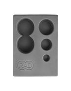 blocking and storing system for massage balls to isolate the pressure and minimise rolling
