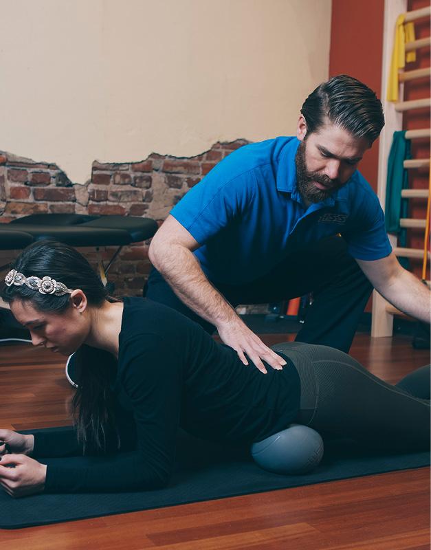 centre massage ball for golfers