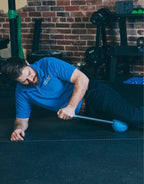 Strength and Performance Bundle of massage tools, foam roller, massage balls and massage stick