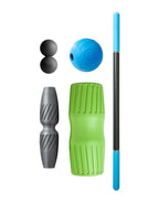 Strength and Performance Bundle of massage tools, foam roller, massage balls and massage stick