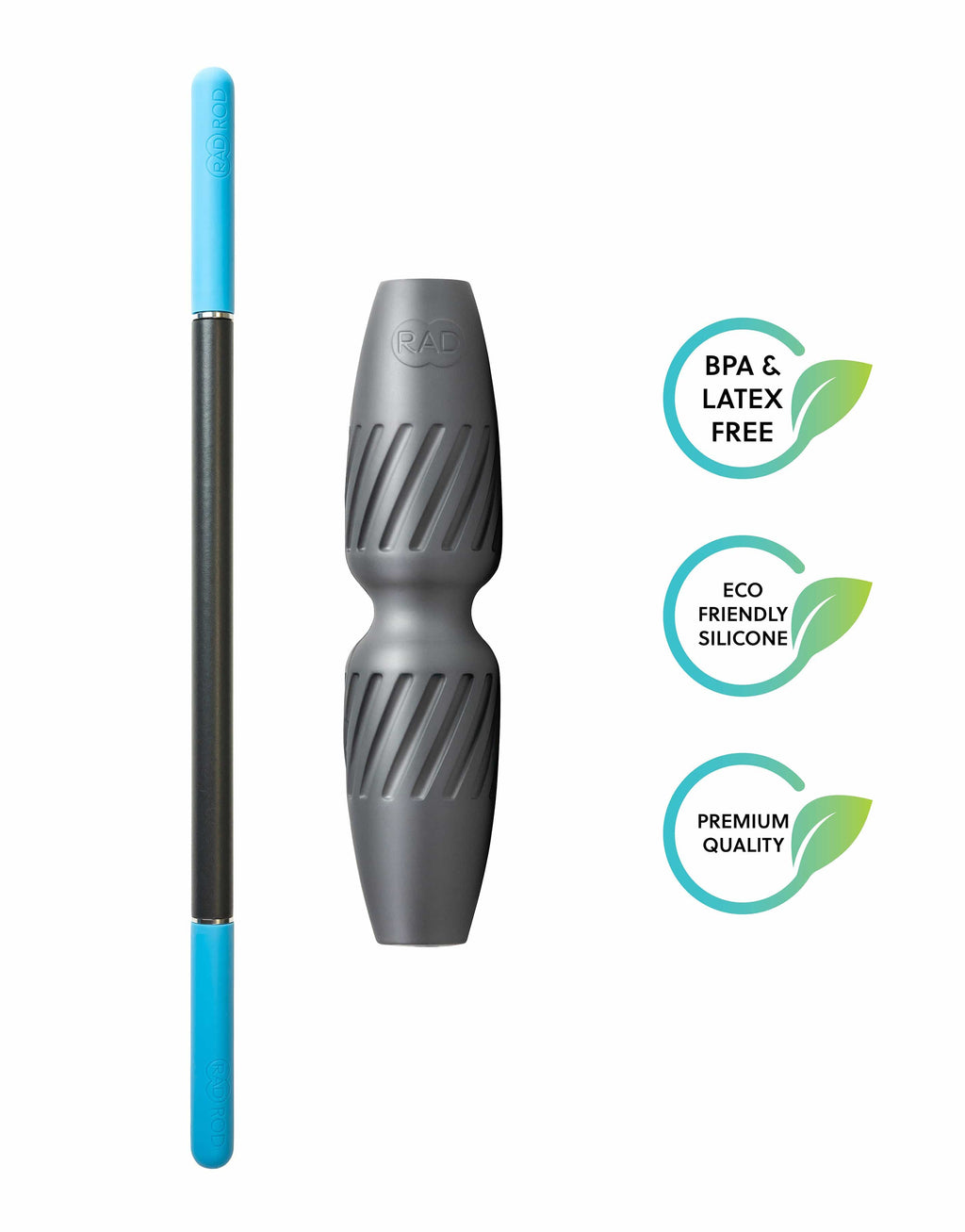 flushing kit for muscles, Helix and the Rod, massage roller and massage stick