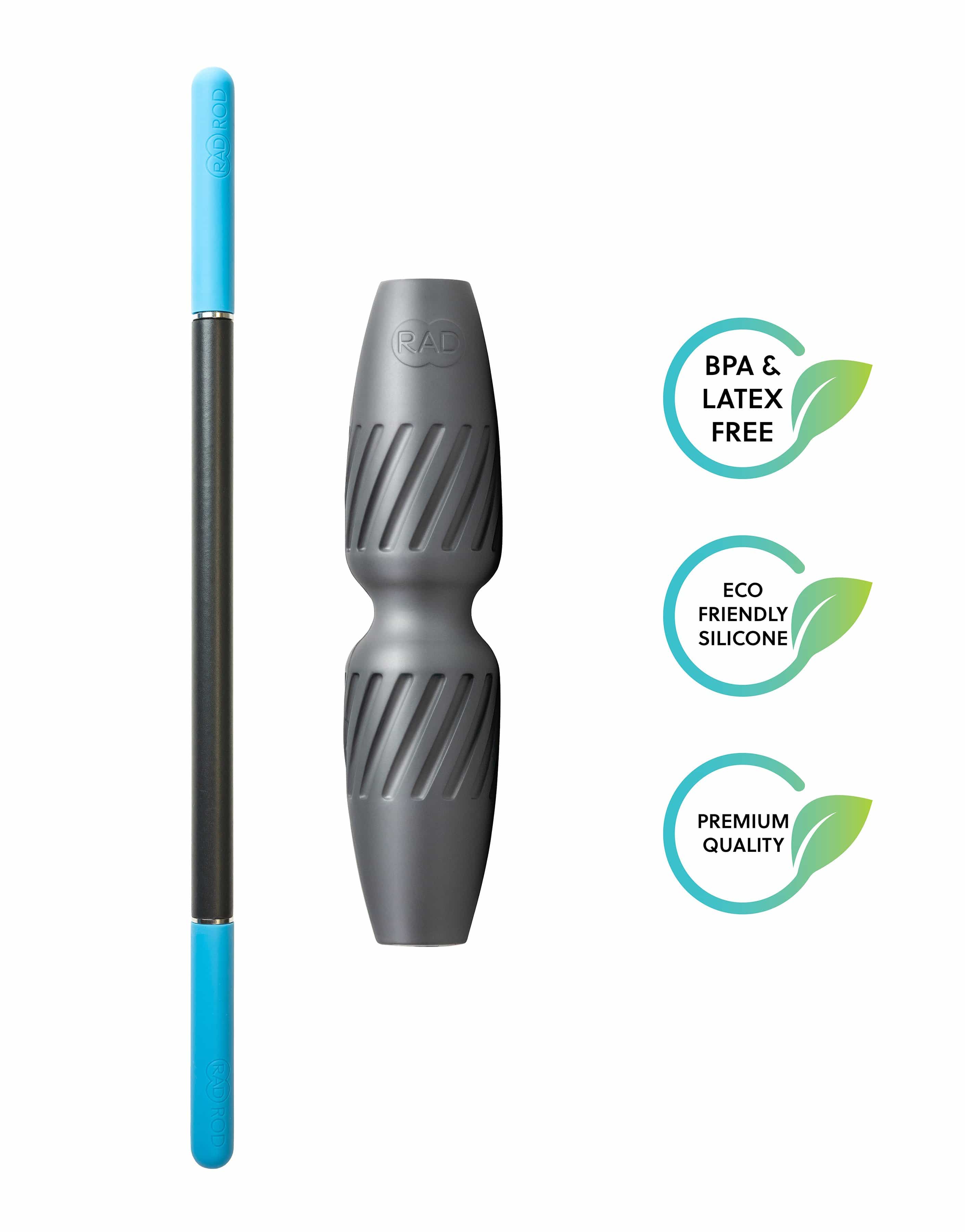 flushing kit for muscles, Helix and the Rod, massage roller and massage stick