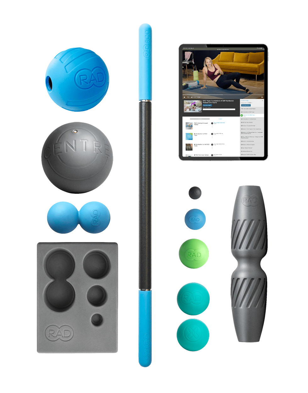 Yoga Instructor Bundle, massage tools and educational materials